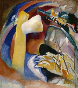 Studie voor schilderij met witte vorm