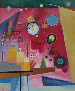 Kandinsky - Zwaar rood, 1924 (juli) door Wassily Kandinsky