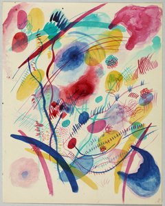 Compositie in Rood, Blauw, Groen en Geel