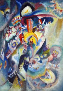Moskou II door Wassily Kandinsky