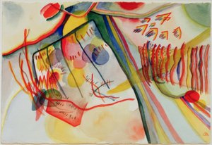 Zonder titel (Compositie) door Wassily Kandinsky