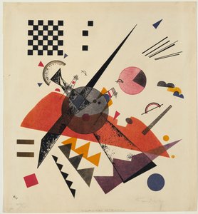 Oranje, 1923 door Wassily Kandinsky