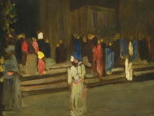 Park van Saint Cloud, ingang, 1906 door Wassily Kandinsky