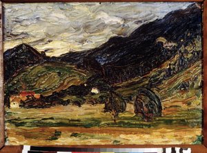 "Landschap" Schilderij van Vassily Kandinsky door Wassily Kandinsky