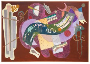 Stijf en gebogen door Wassily Kandinsky