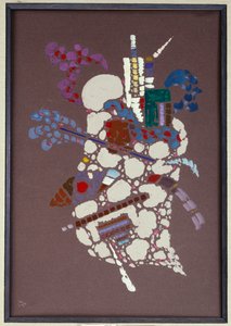 Grijze vlekken door Wassily Kandinsky