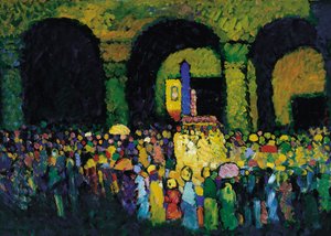 De Ludwigskirche in München, 1908 door Wassily Kandinsky