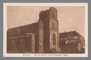 Borculo na de cycloon op 10 augustus 1925