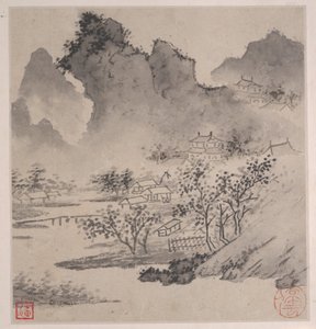 Acht liederen van de Xiao en Xiang rivieren door Wen Zhengming