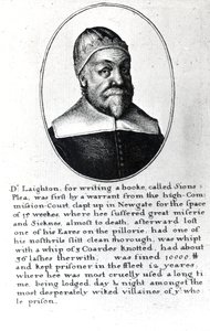 Alexander Leighton, ca. 1641 door Wenceslaus Hollar