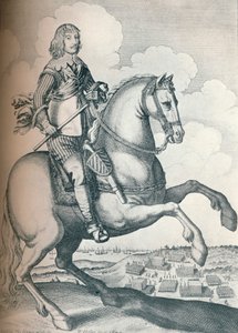 Algernon Percy, 10e graaf van Northumberland, 1640 door Wenceslaus Hollar