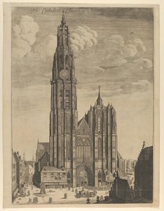 Antwerpse Kathedraal Prospectvs Tvrris Ecclesiæ Cathedralis, 1649