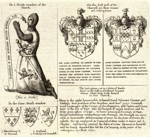 Pijl (glas-in-lood). Staat 2 door Wenceslaus Hollar