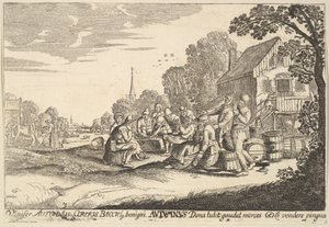 Herfst, 1629 door Wenceslaus Hollar