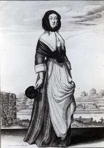 Herfst, 1643 door Wenceslaus Hollar