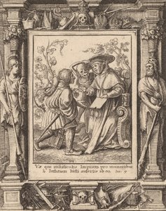 Kardinaal, 1651 door Wenceslaus Hollar