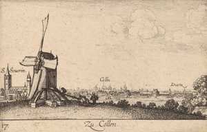 Keulen, 1635 door Wenceslaus Hollar