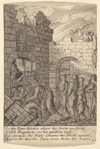 Nederdaling ter Hel door Wenceslaus Hollar
