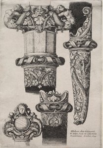 Ontwerp voor Dolken door Wenceslaus Hollar