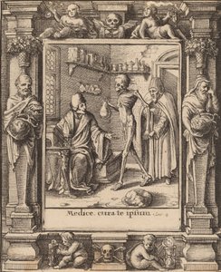 Dokter, 1651 door Wenceslaus Hollar