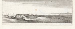 Duinen bij Naarden door Wenceslaus Hollar