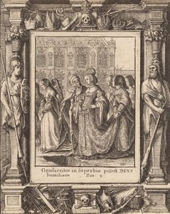 Keizerin, 1651 door Wenceslaus Hollar
