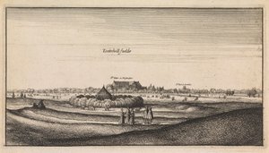 Engelse Uitzichten: Tootehill Fields door Wenceslaus Hollar