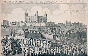 Executie van de Graaf van Strafford, ca. 1641, 1903 door Wenceslaus Hollar