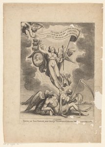 Faam overwint de tijd en de dood door Wenceslaus Hollar