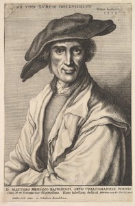 Hans von Zürich Goltshmidt, 1647 door Wenceslaus Hollar