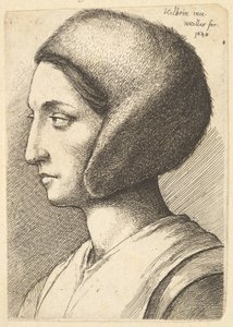 Margaret Giggs door Wenceslaus Hollar