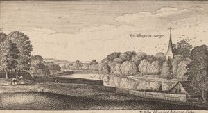 Bij Albury, 1645 door Wenceslaus Hollar