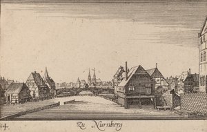 Neurenberg, 1635 door Wenceslaus Hollar