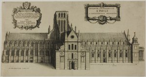 Oude Sint-Pauluskathedraal vanuit het noorden