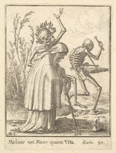 Oude vrouw, uit de Dans van de Dood