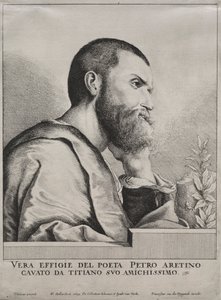 Portret van Pietro Aretino, 1649