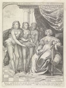 Portret van Amalia van Solms door Wenceslaus Hollar