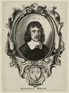 Zelfportret door Wenceslaus Hollar