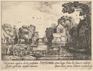 September door Wenceslaus Hollar