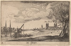 Speyer door Wenceslaus Hollar