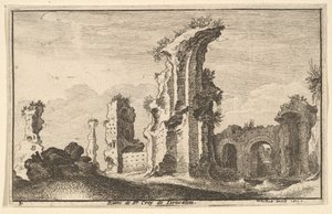 St. Croix de Jerusalem, 1650 door Wenceslaus Hollar