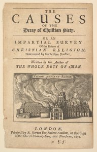 St. Pauls brandt, Lex ignea, 1671 of later door Wenceslaus Hollar