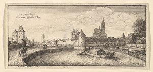 Straatsburg, 1663-65 door Wenceslaus Hollar