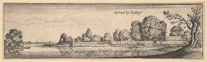Straatsburg: Het Tolhuis, 1625-77 door Wenceslaus Hollar