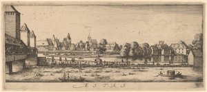 Zomer: De badplaats door Wenceslaus Hollar