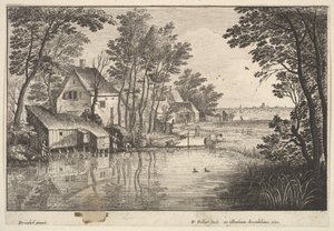 De Visser door Wenceslaus Hollar