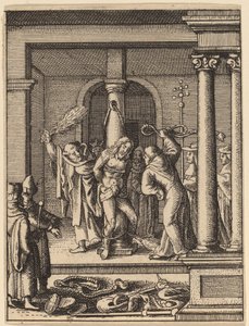 De Geseling door Wenceslaus Hollar