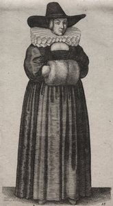 De verschillende gewoonten van Engelse vrouwen, van de adel tot de plattelandsvrouwen..., 1640 door Wenceslaus Hollar