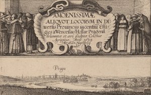 Titelpagina, 1635 door Wenceslaus Hollar