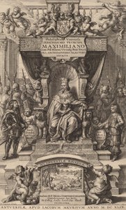 Titelpagina van Philosophia Universia, 1649 door Wenceslaus Hollar